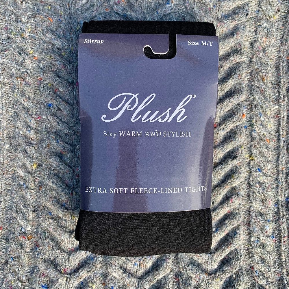 RESERVED--   Plush Extra Soft Fleece-Lined Stirrup Tights NWT, 2 pairs